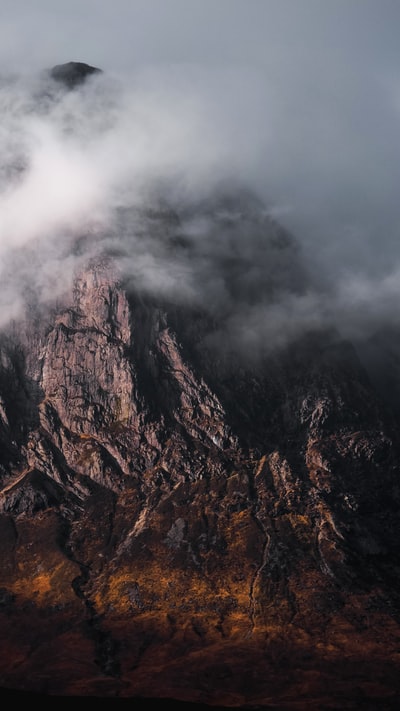 棕色火山